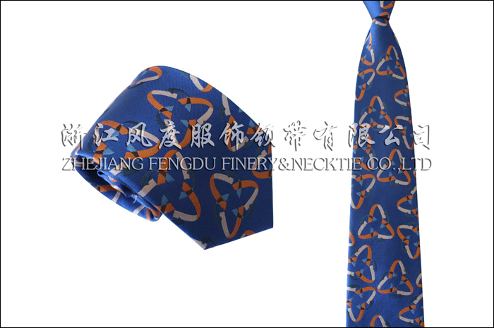 上海有線 色織真絲領(lǐng)帶